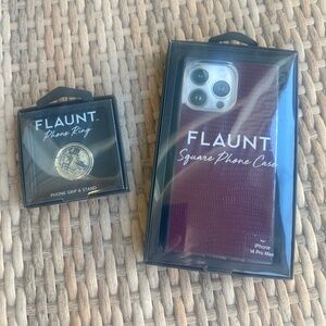 Flaunt iPhone 14 Pro Max case & Phone Ring - NEW!!